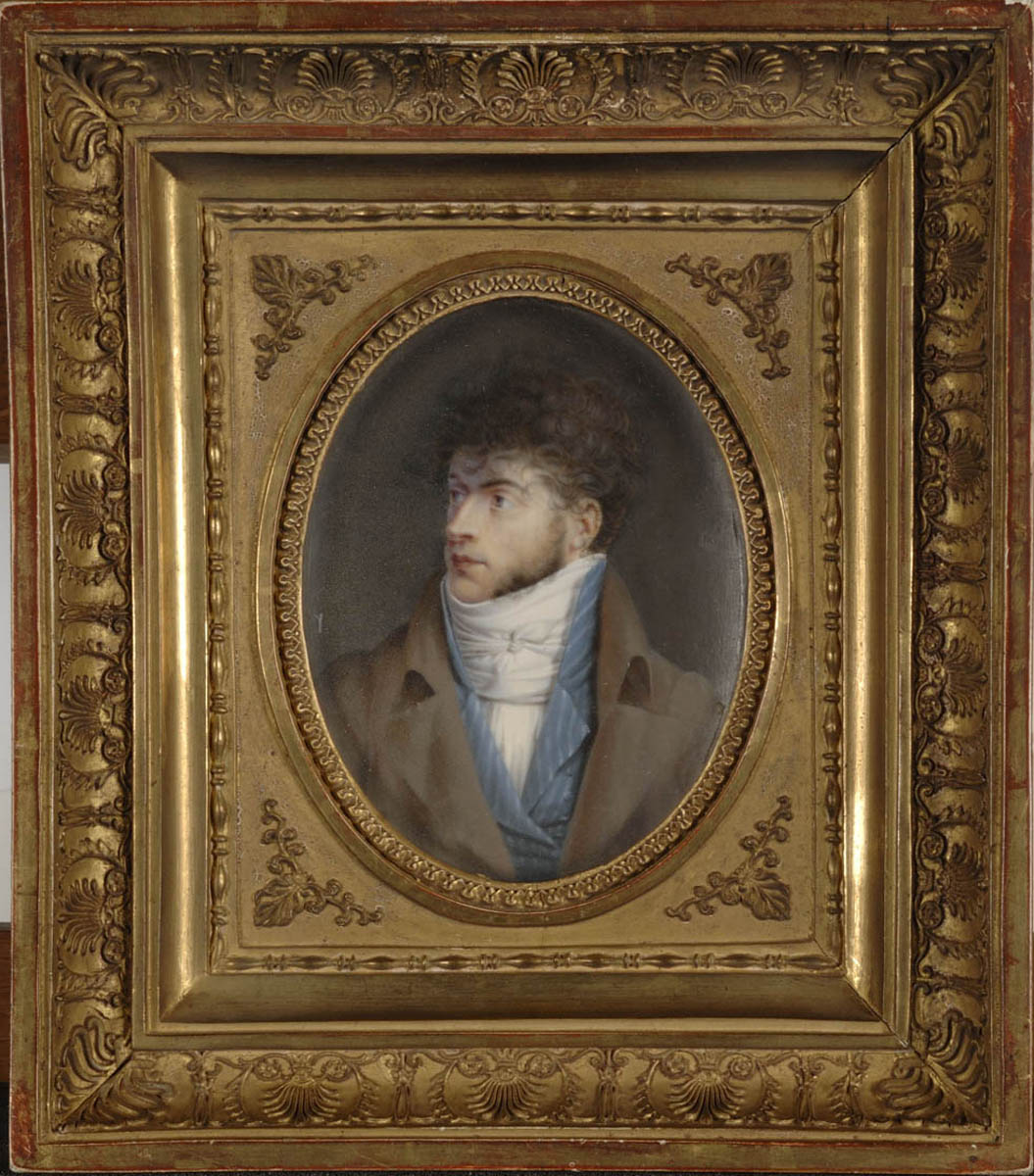 Portrait du miniaturiste Louis-François Aubry